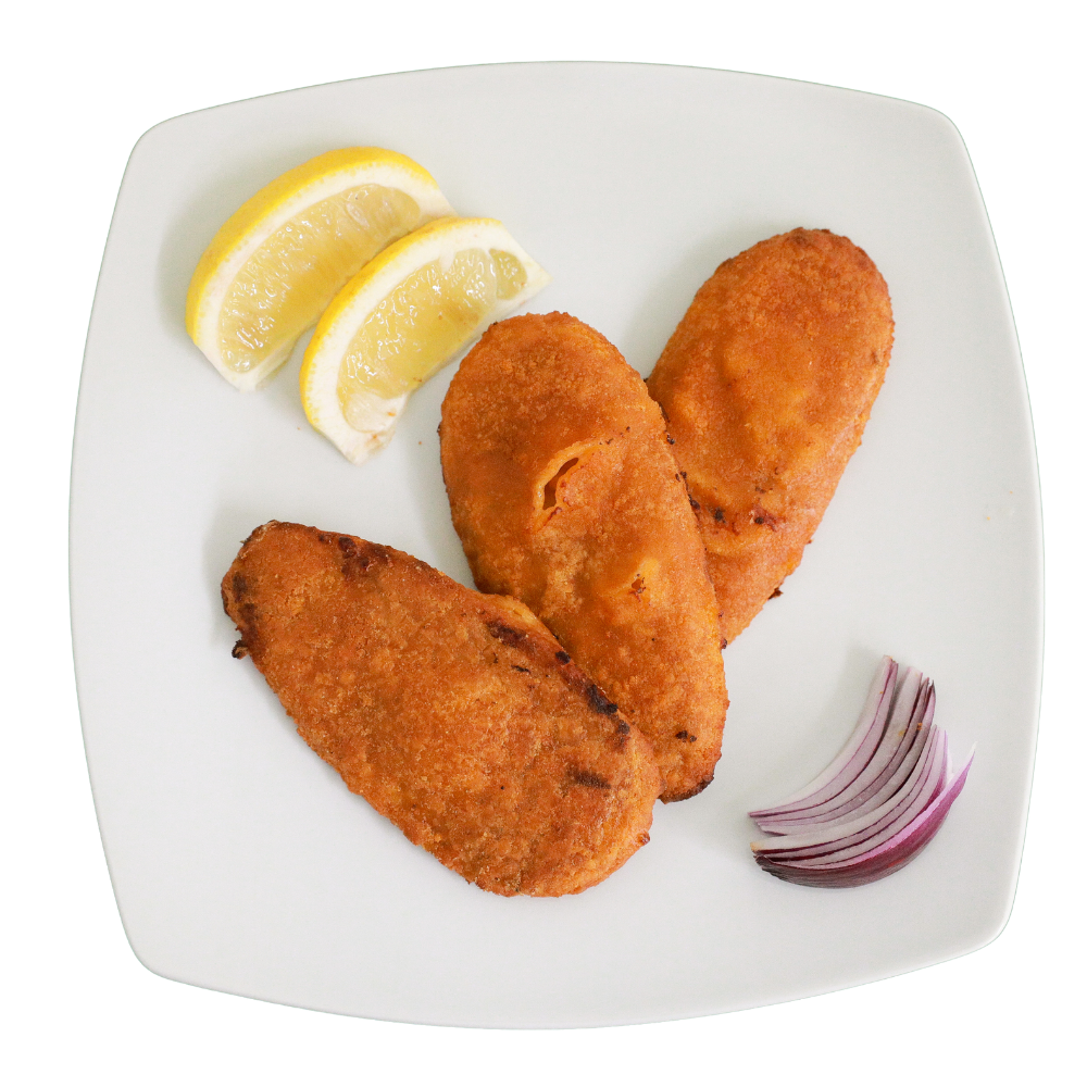 Pečeni panirani hek filet 100g